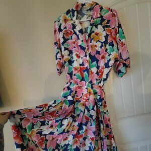 Vintage Floral Dress